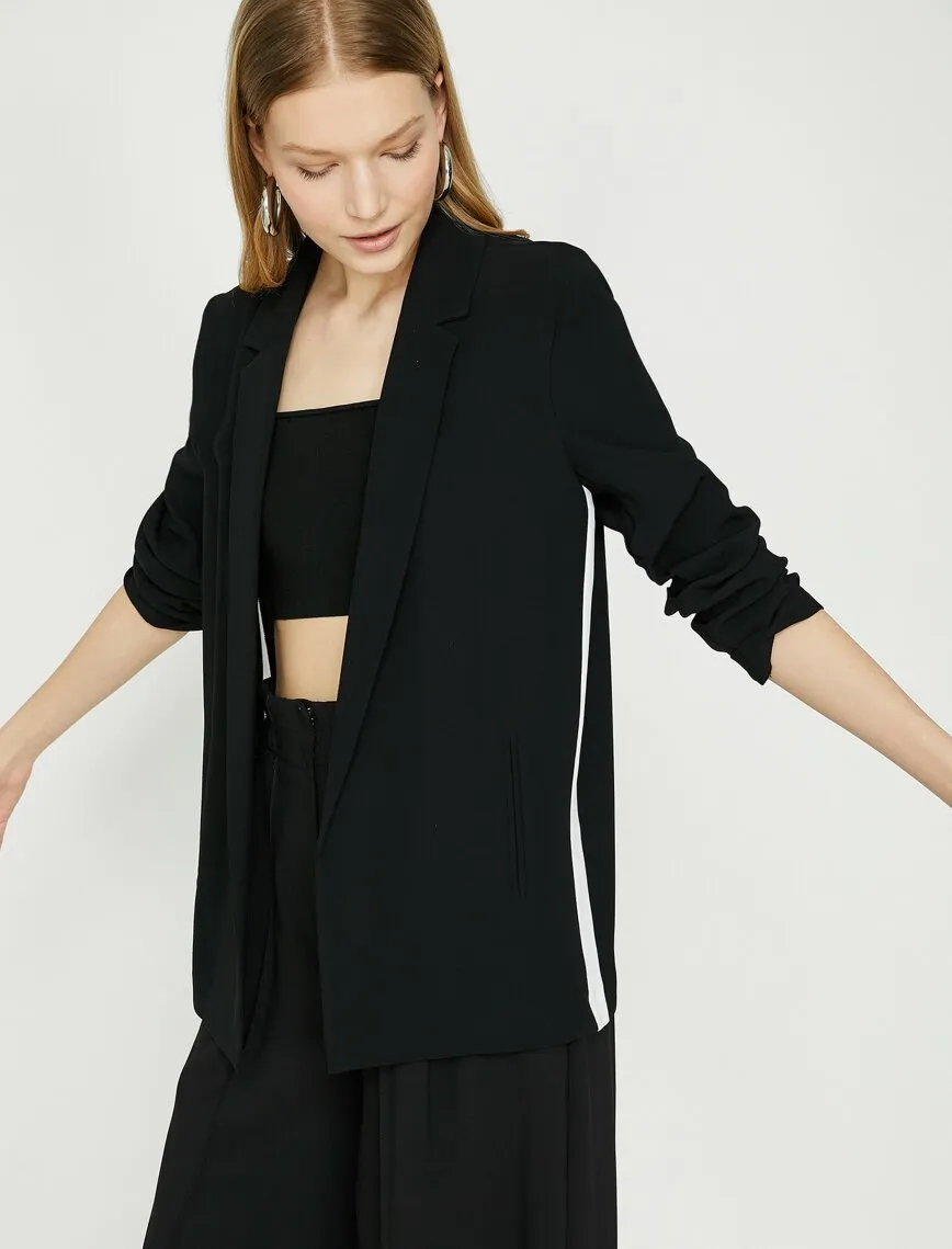10648 Black Side Band Jacket
