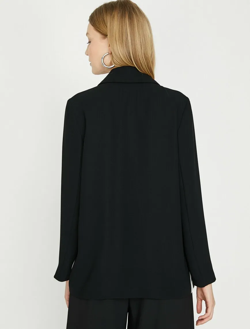 10648 Black Side Band Jacket