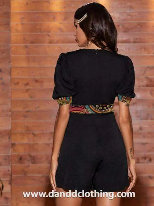 Black Short Dress Crocodile