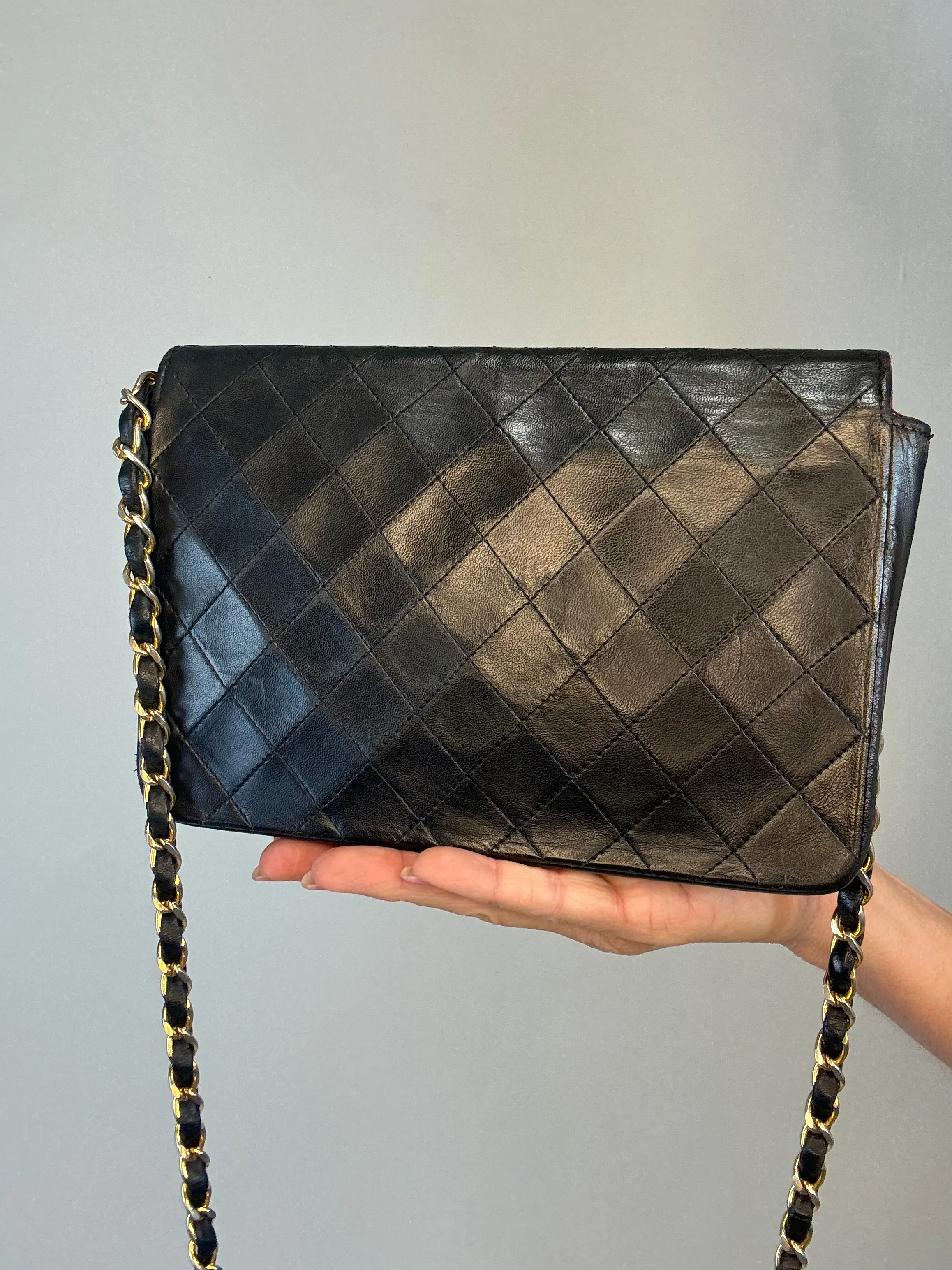 Chanel Vintage Single Flap Matelasse Shoulder Bag