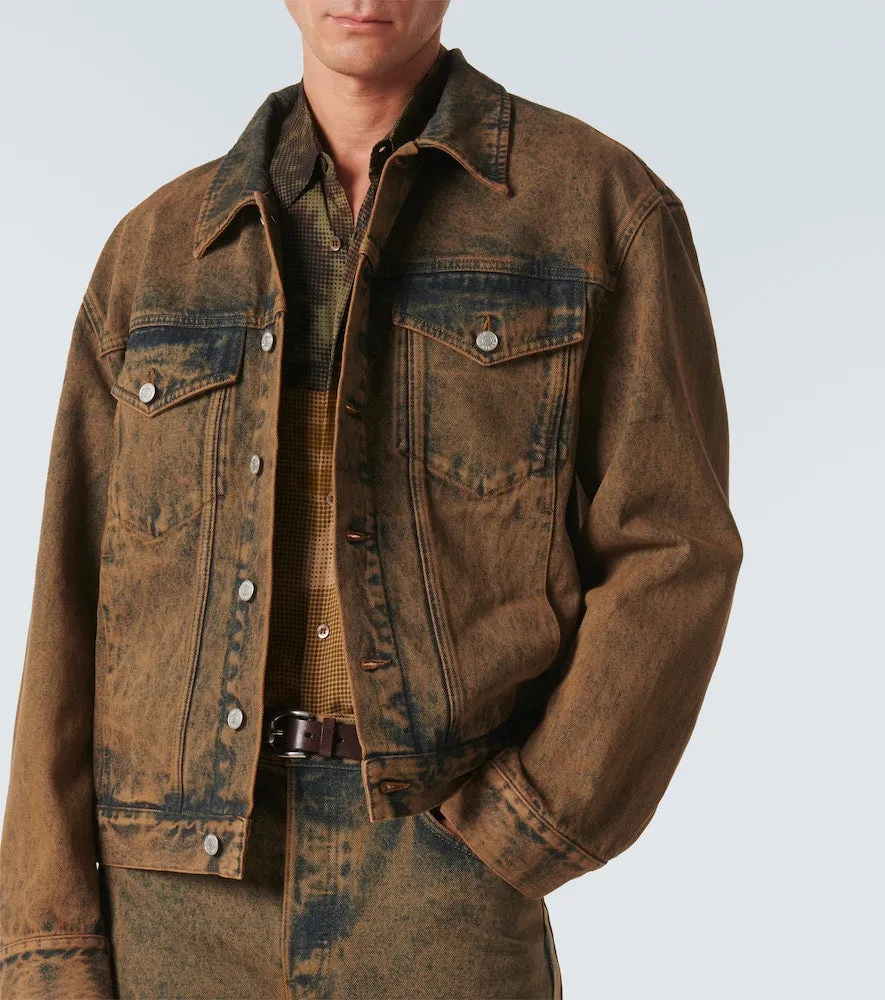 Dries Van Noten Distressed denim jacket