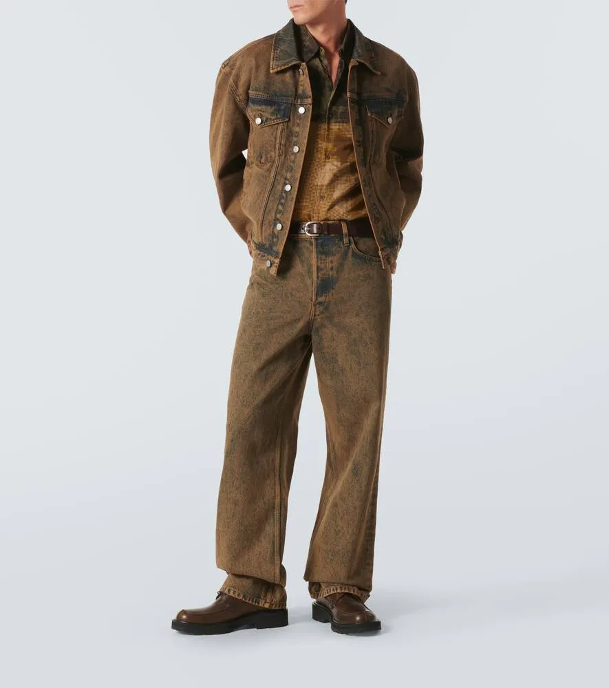 Dries Van Noten Distressed denim jacket