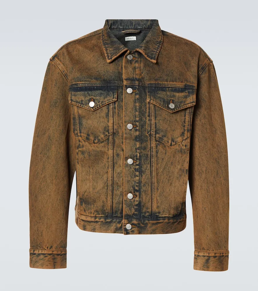 Dries Van Noten Distressed denim jacket
