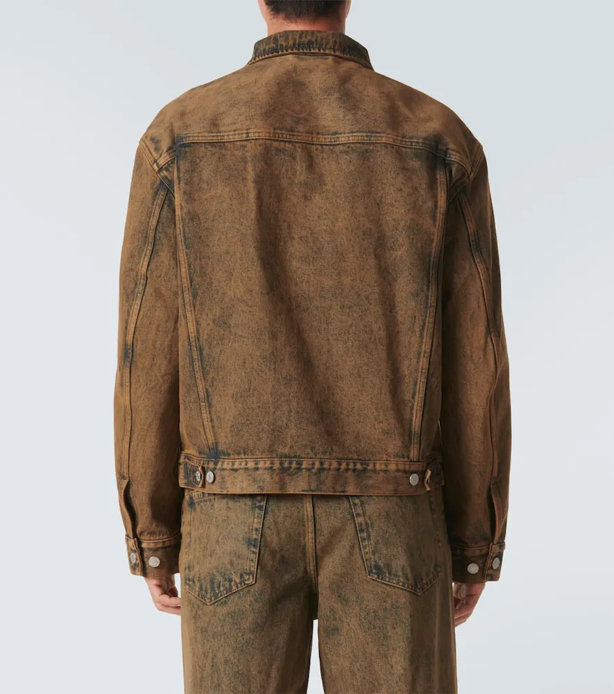 Dries Van Noten Distressed denim jacket