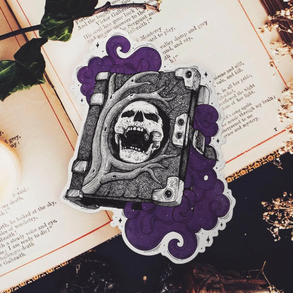 Gothic Spellbook - Vinyl Sticker
