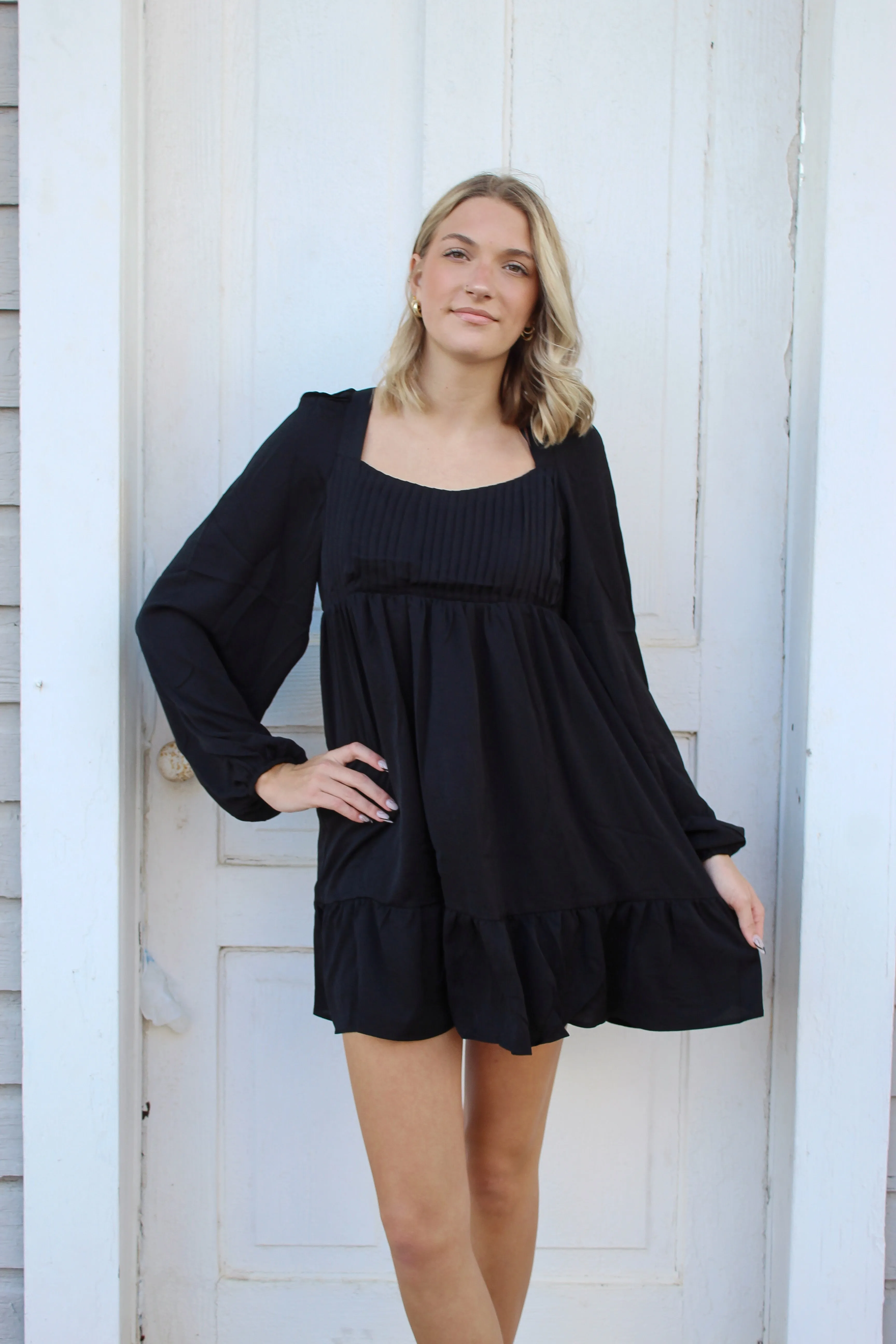 Little Black Bow Dress