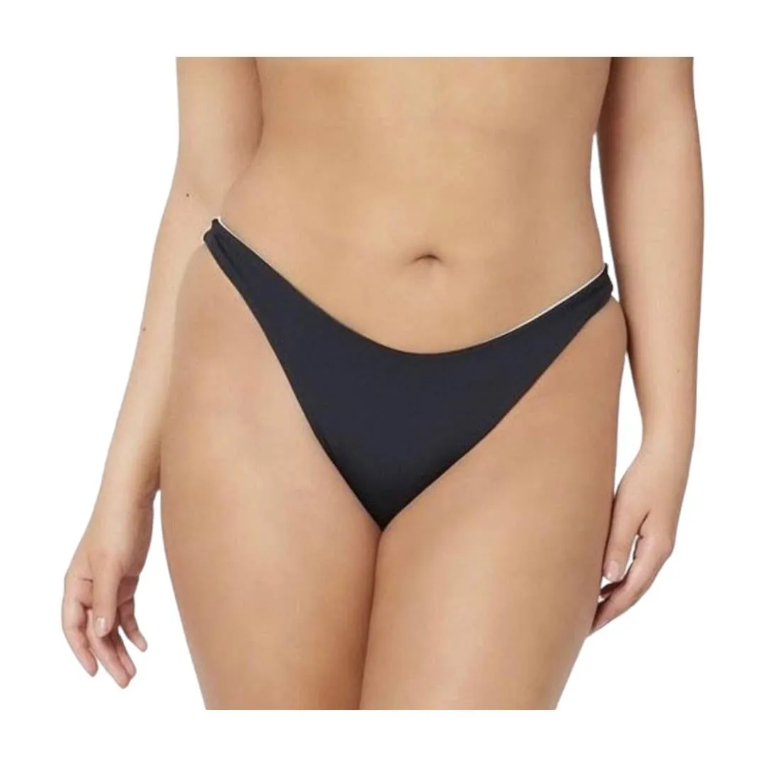 L*SPACE Revolve Set Nico Underwire Bikini Top Mercury Bottom L New Black White