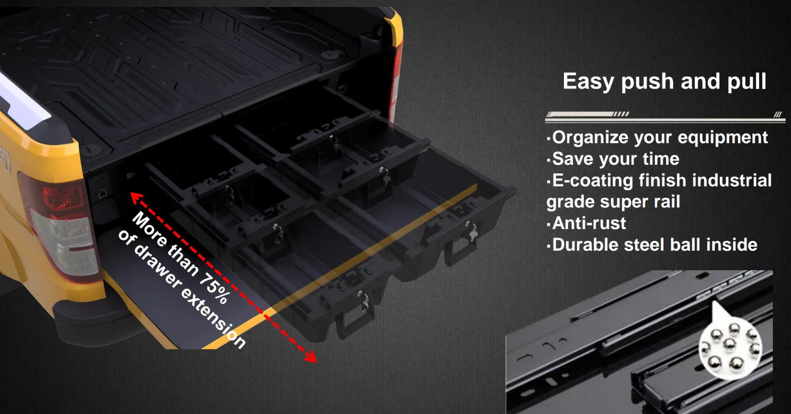 Mazda BT50 DC 2021  Weatherproof Drawer System