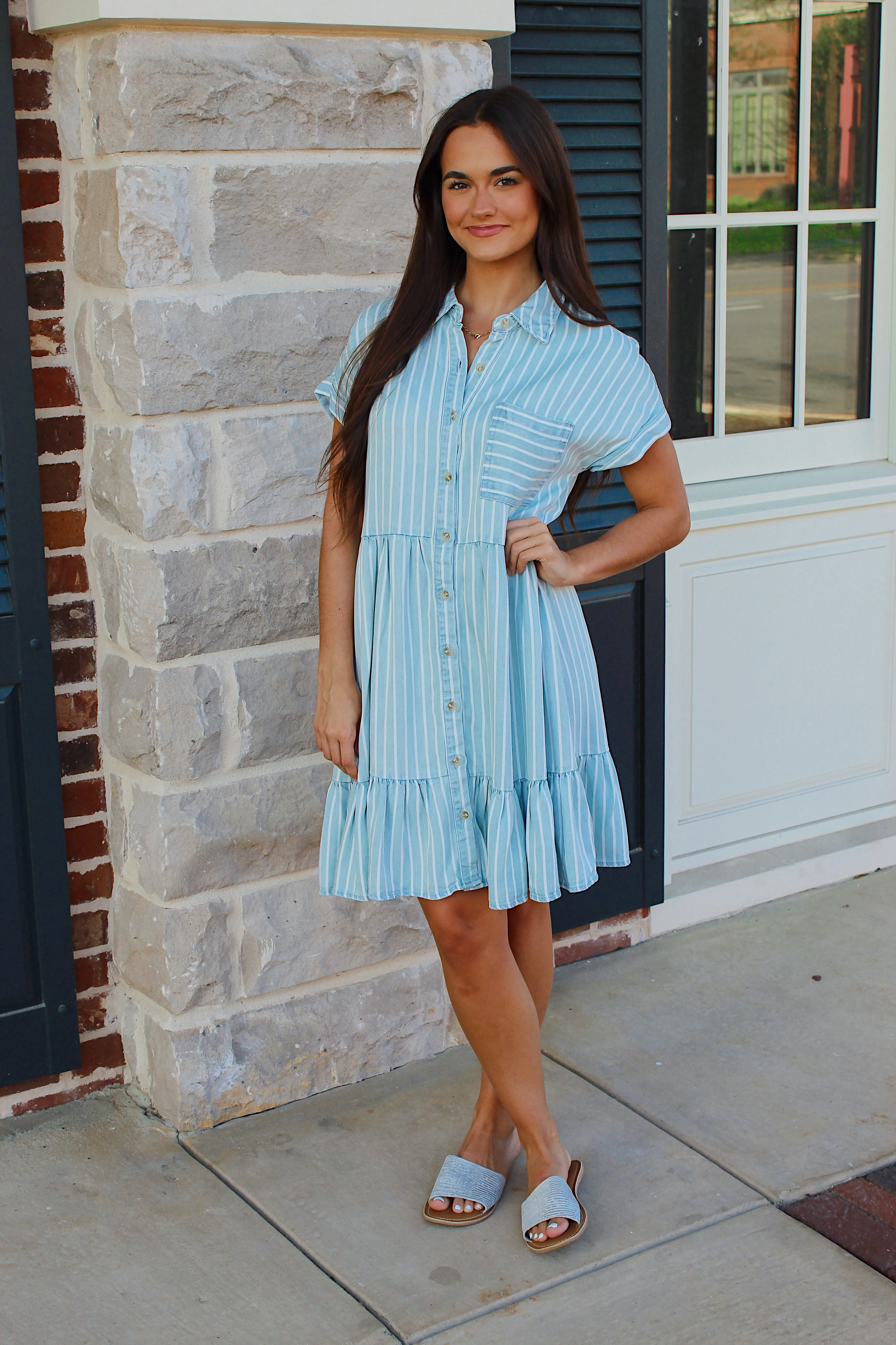 Nautical Stripe Dress