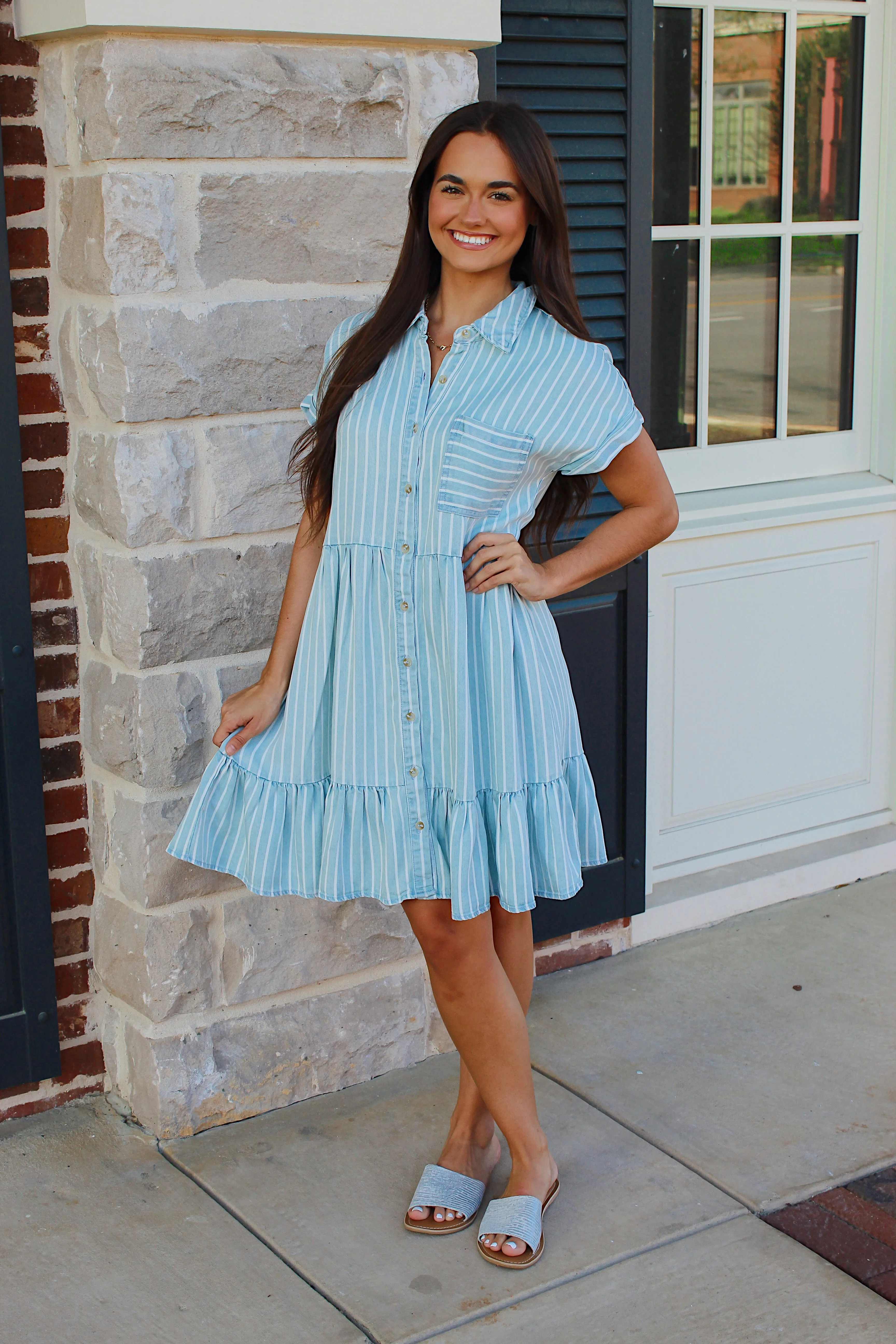 Nautical Stripe Dress