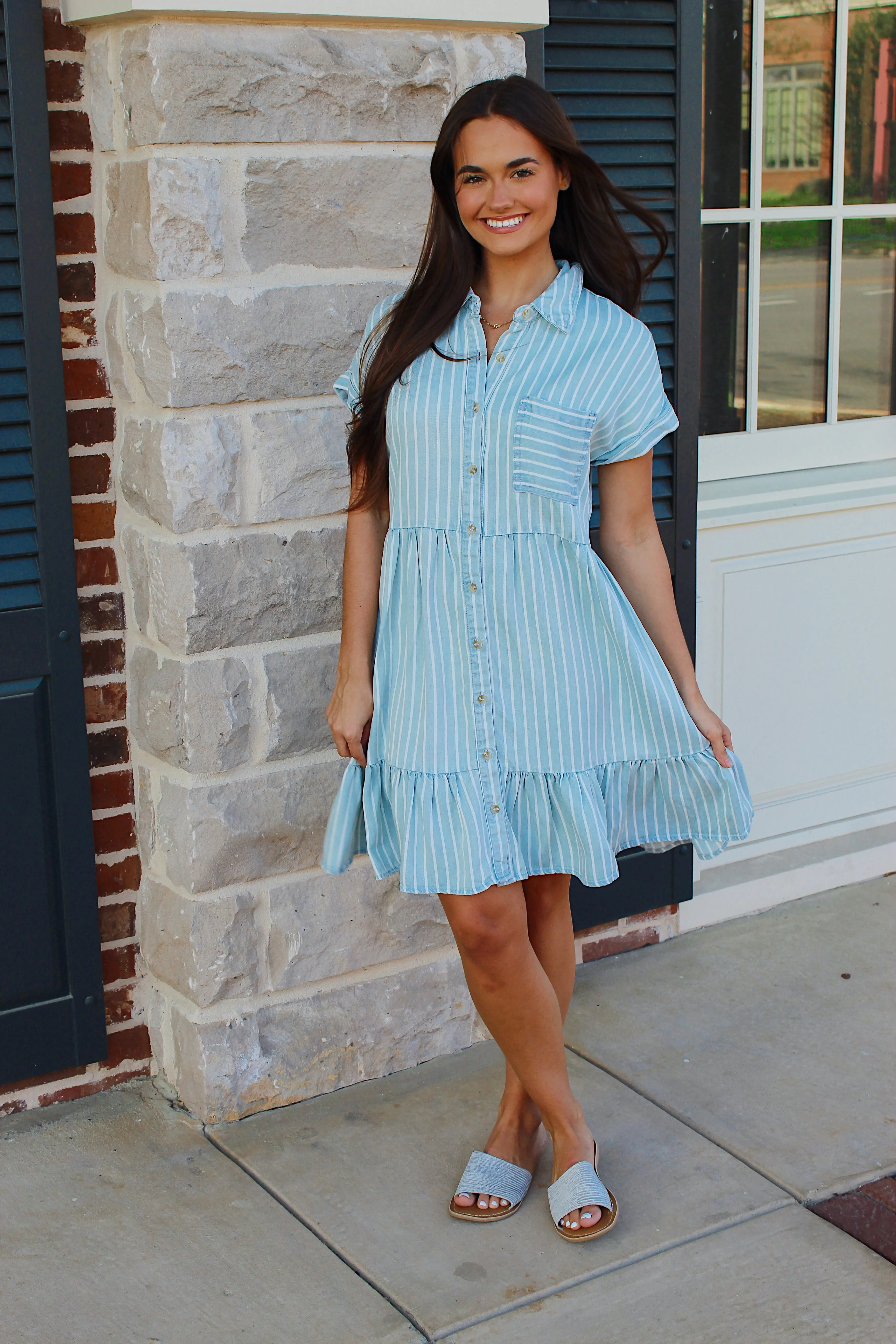 Nautical Stripe Dress