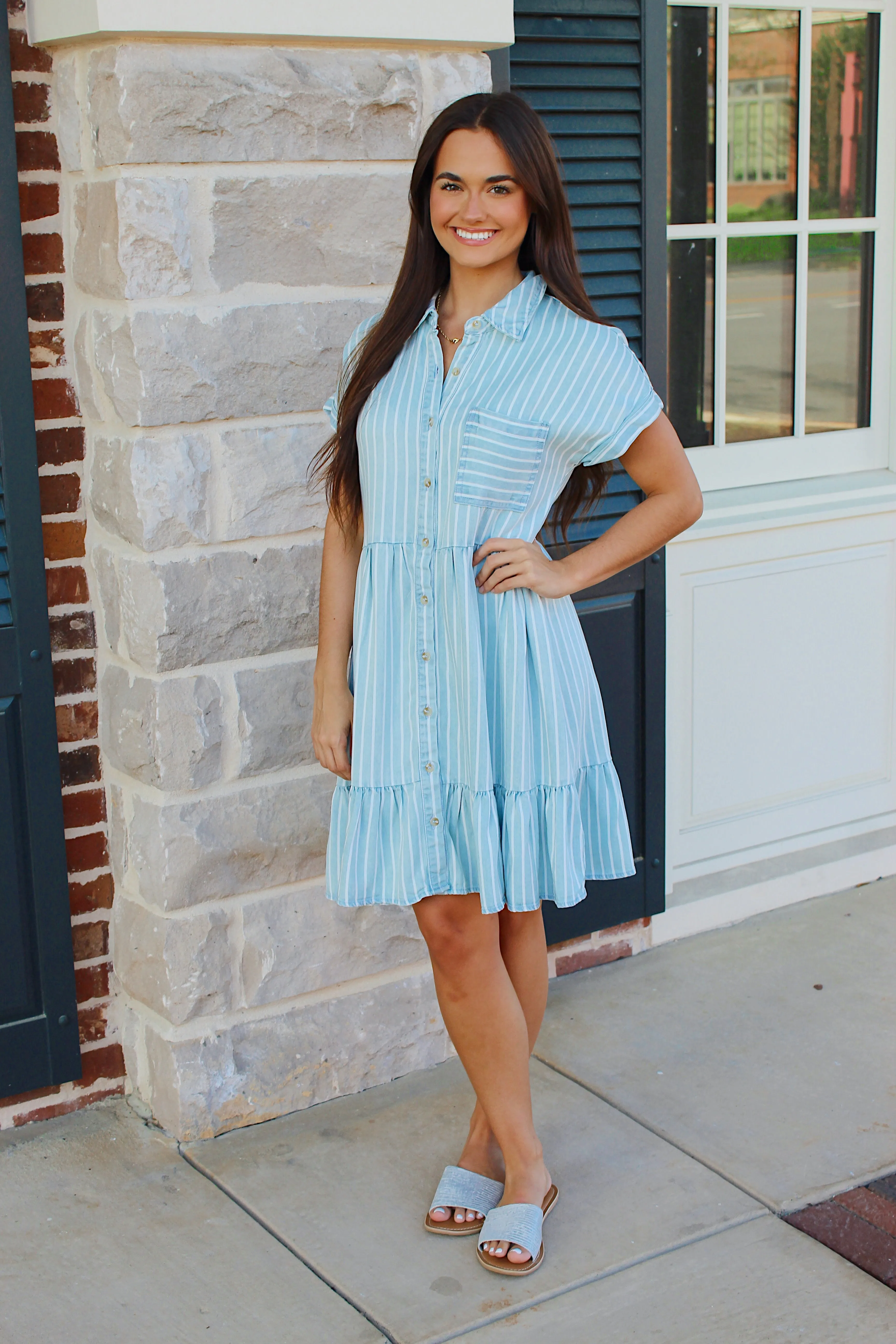 Nautical Stripe Dress