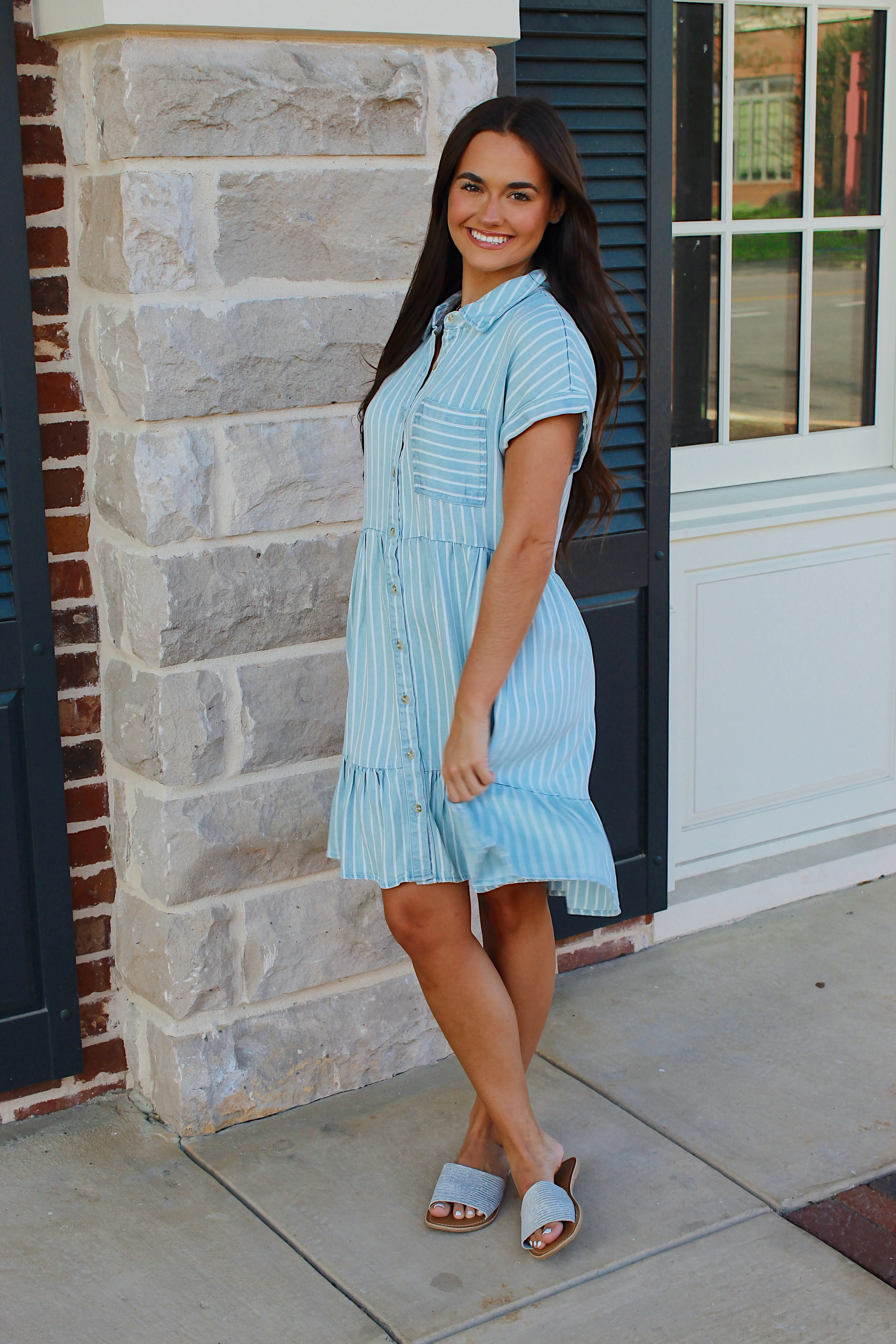 Nautical Stripe Dress