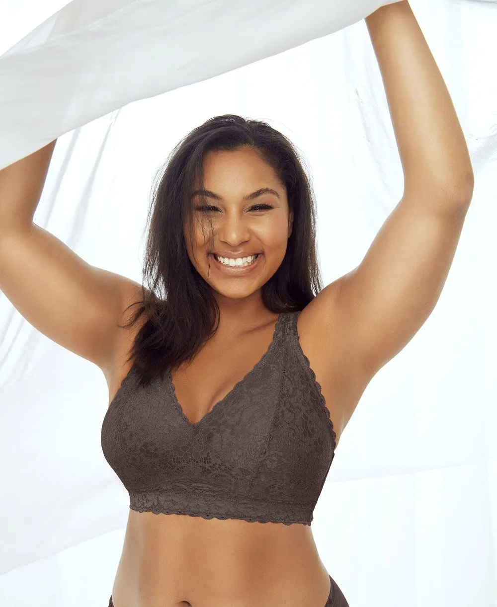 Parfait Adriana Wire Free Lace Bralette - Deep Nude