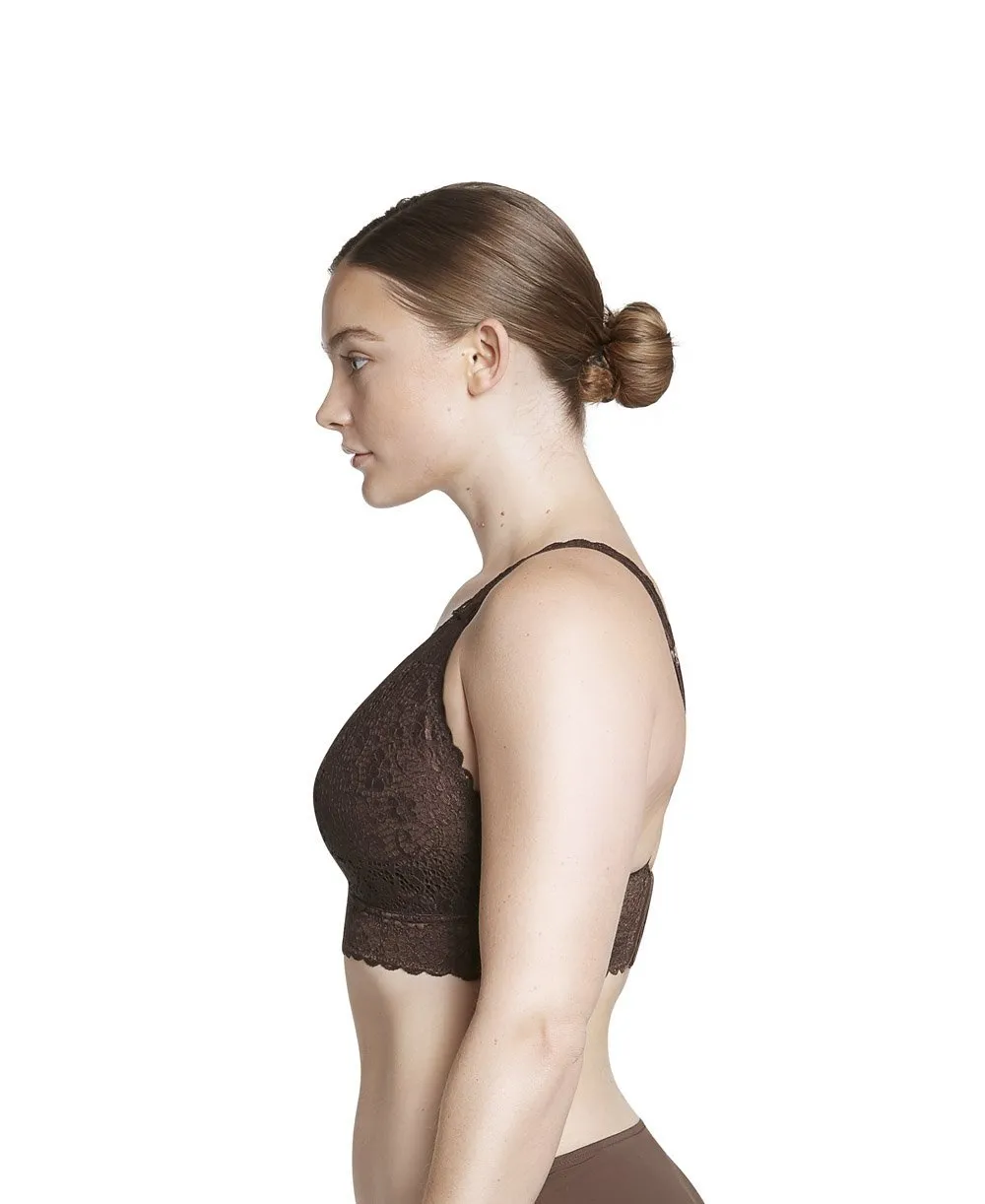 Parfait Adriana Wire Free Lace Bralette - Deep Nude