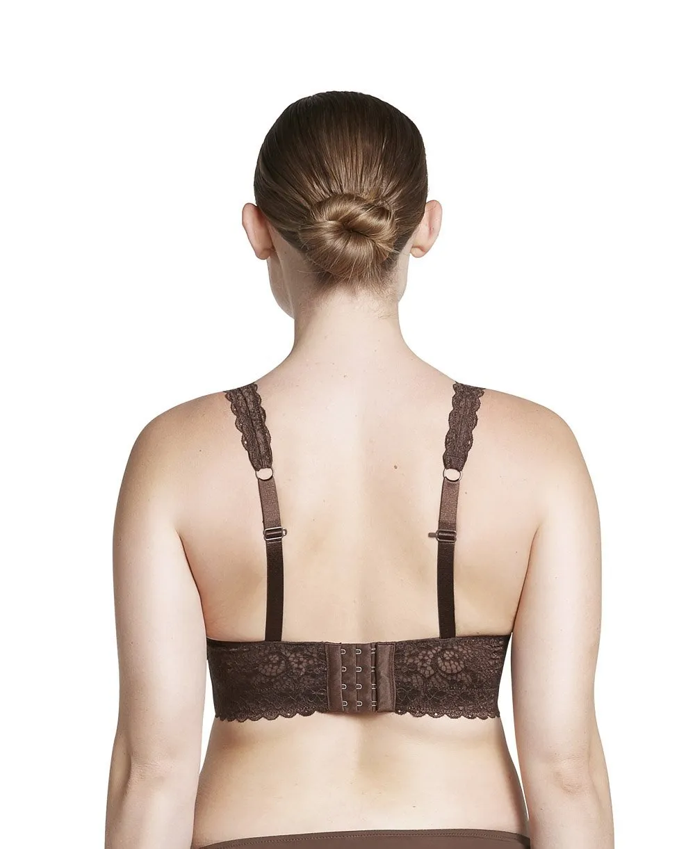 Parfait Adriana Wire Free Lace Bralette - Deep Nude