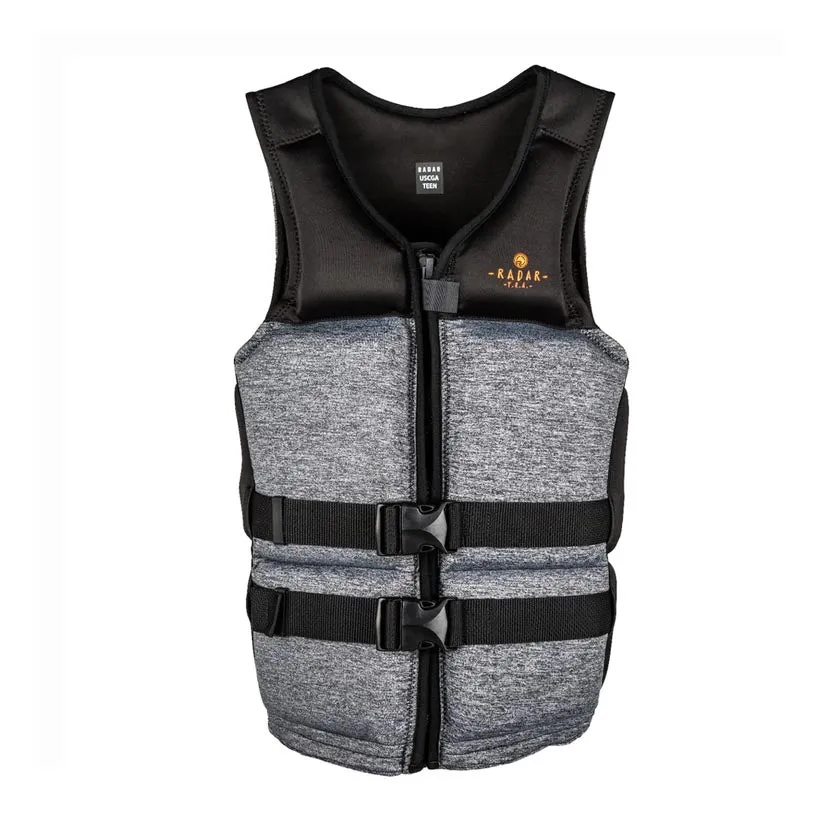 Radar TRA Boy's Teen - CGA Life Vest - Heather Grey / Orange