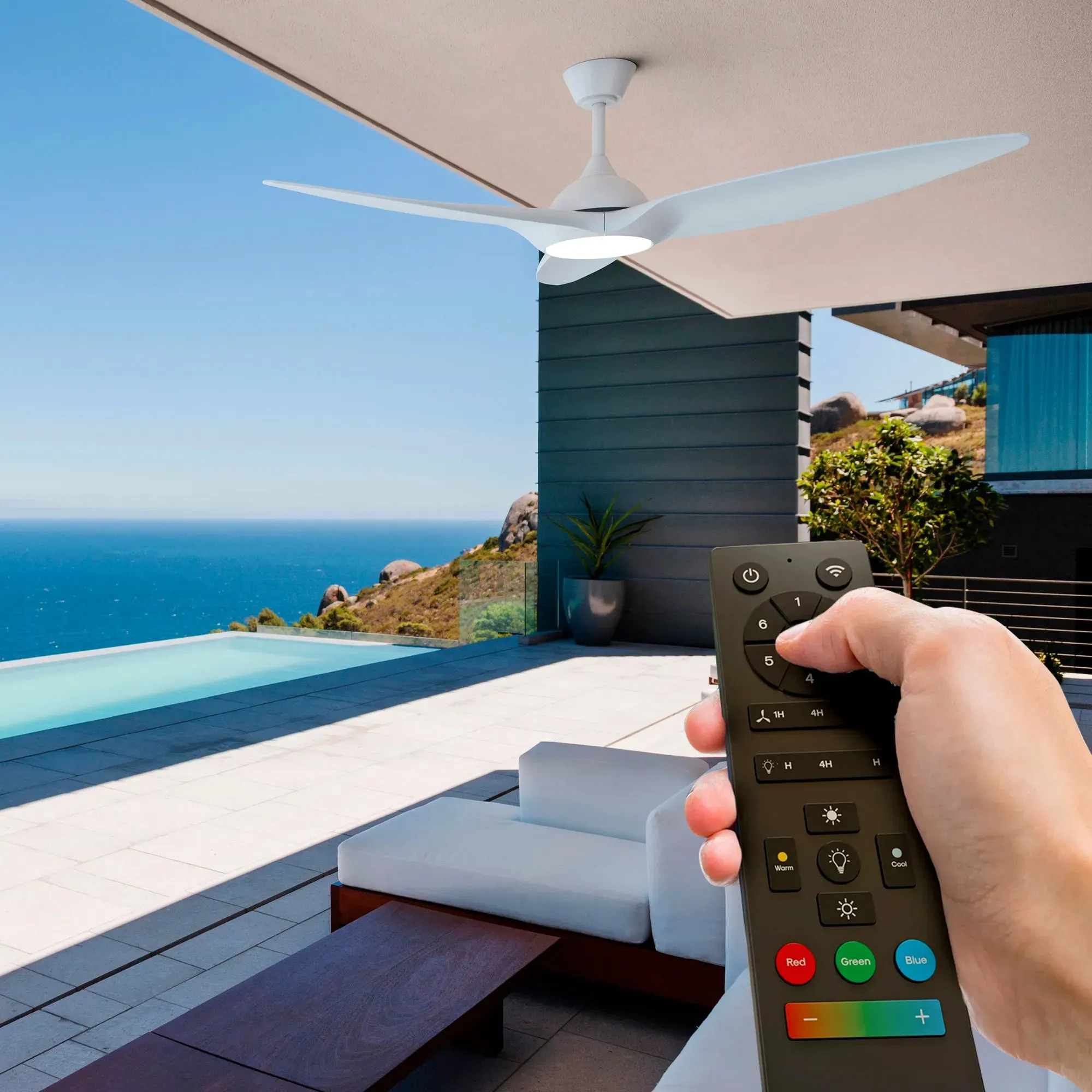 Slique Smart Outdoor Ceiling Fan 60 inch