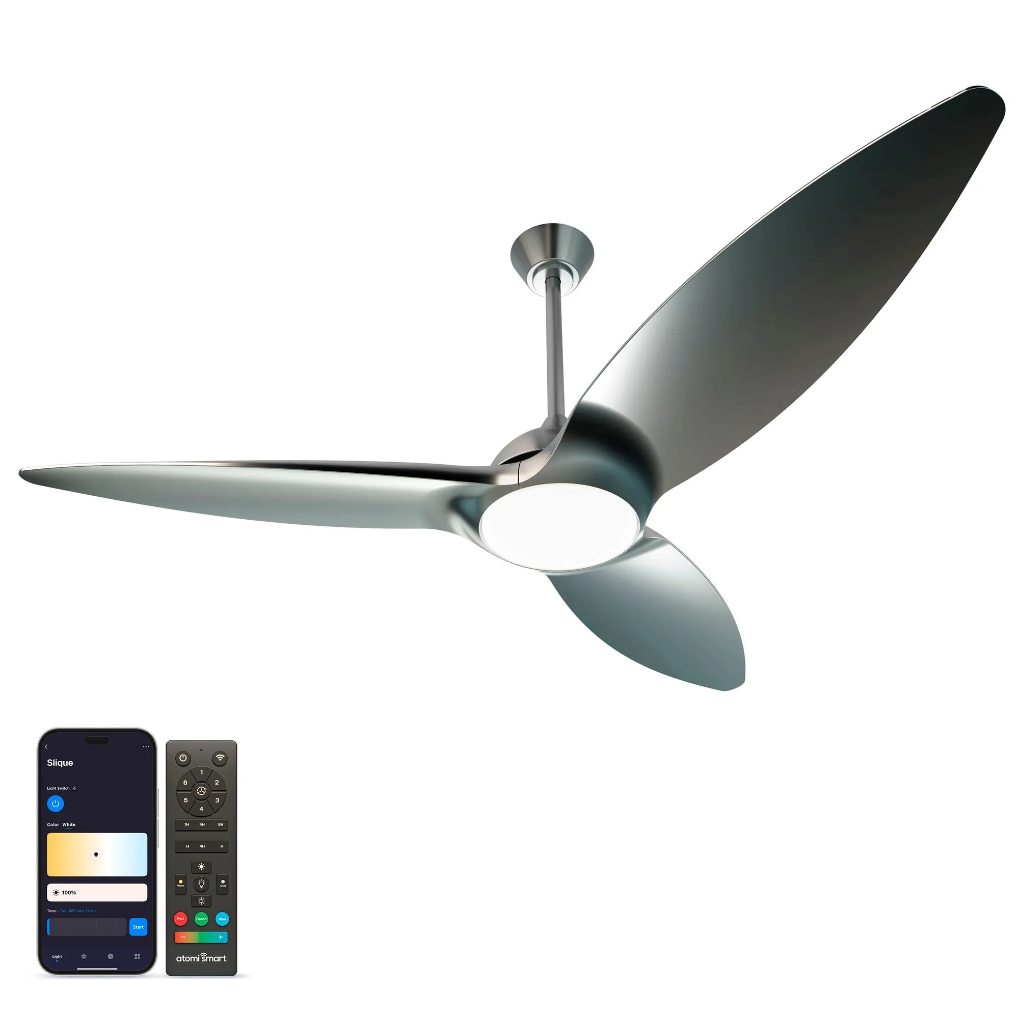 Slique Smart Outdoor Ceiling Fan 60 inch