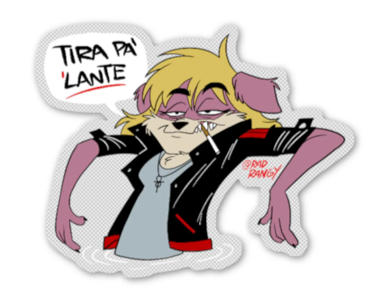 Sticker Tira Pa' Lante Karen
