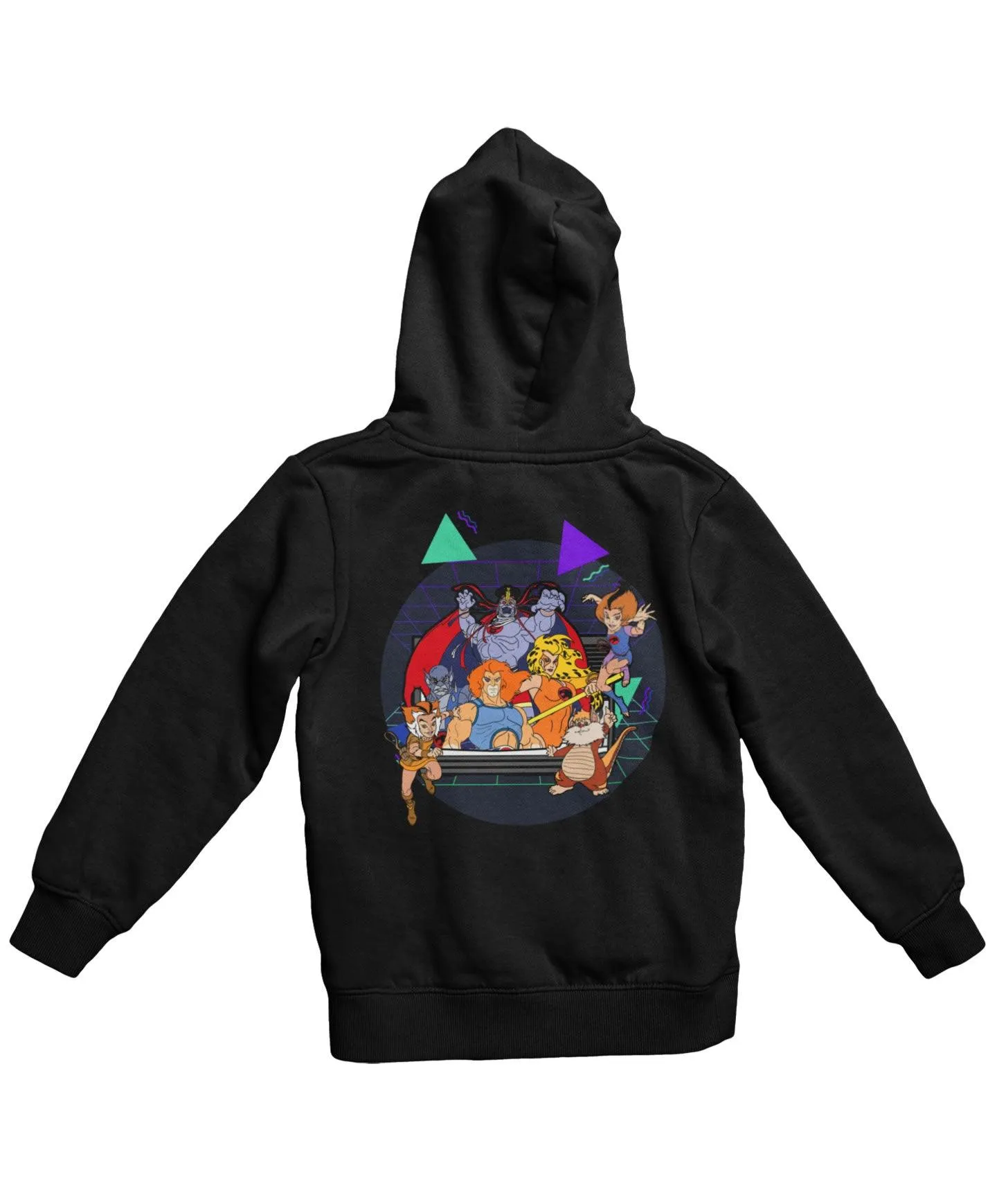 Top Notchy TV Toon Number 5 Back Printed Hoodie