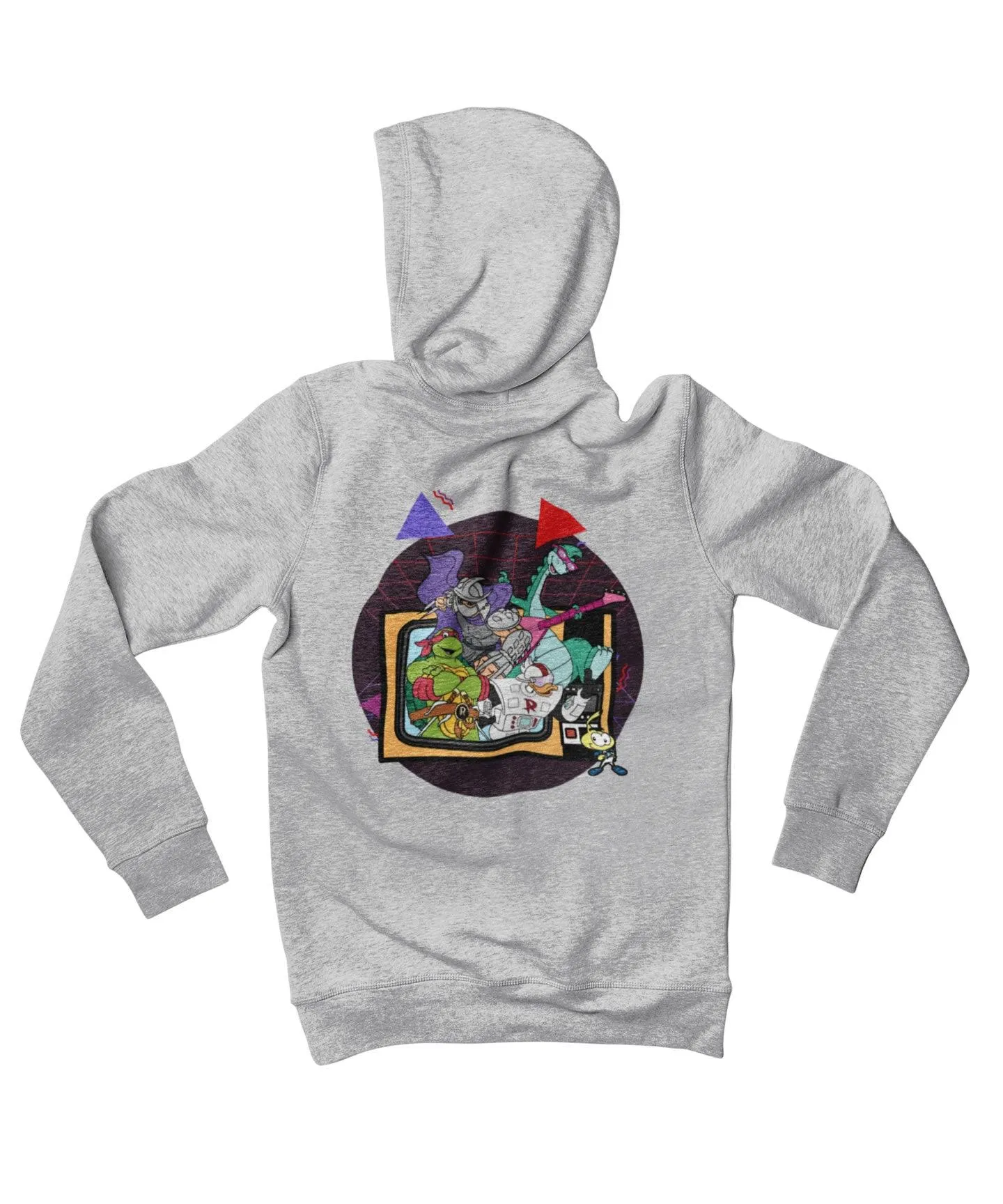 Top Notchy TV Toon Number 5 Back Printed Hoodie